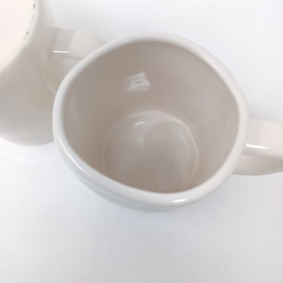 Rae Dunn by Magenta MBA Ceramic Mug Set | Handmade Look | 16 oz | Set of 2 - Picture 6 of 8